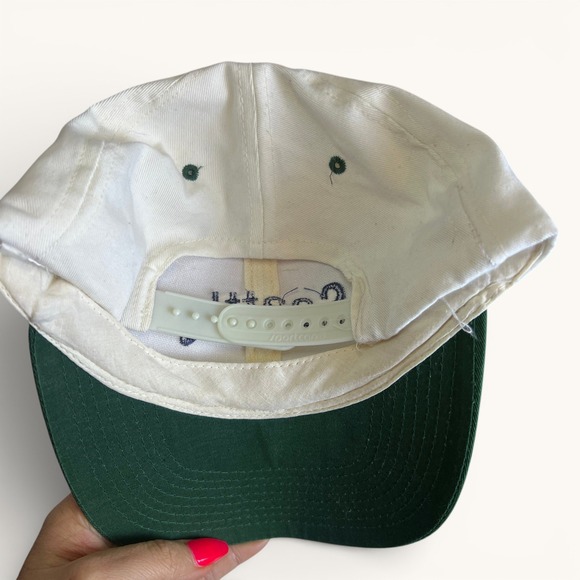 Vintage Seattle Two Tone Baseball Cap Green White Snapback Sportscap